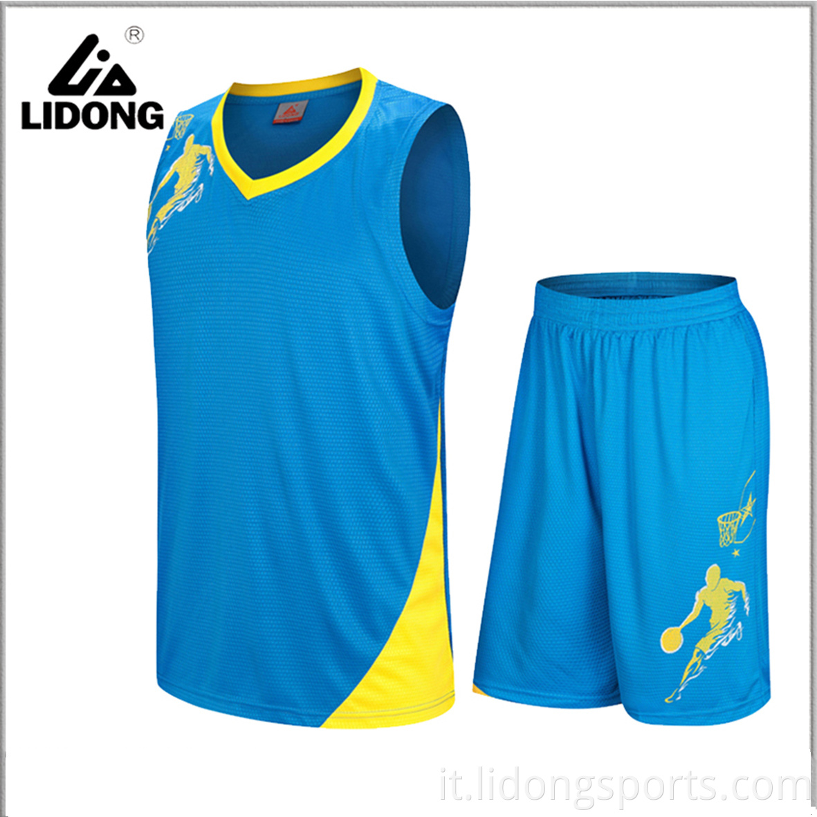 Nuove uniformi di basket all'ingrosso e uniformi da basket per adulti fatti su misura unisex
